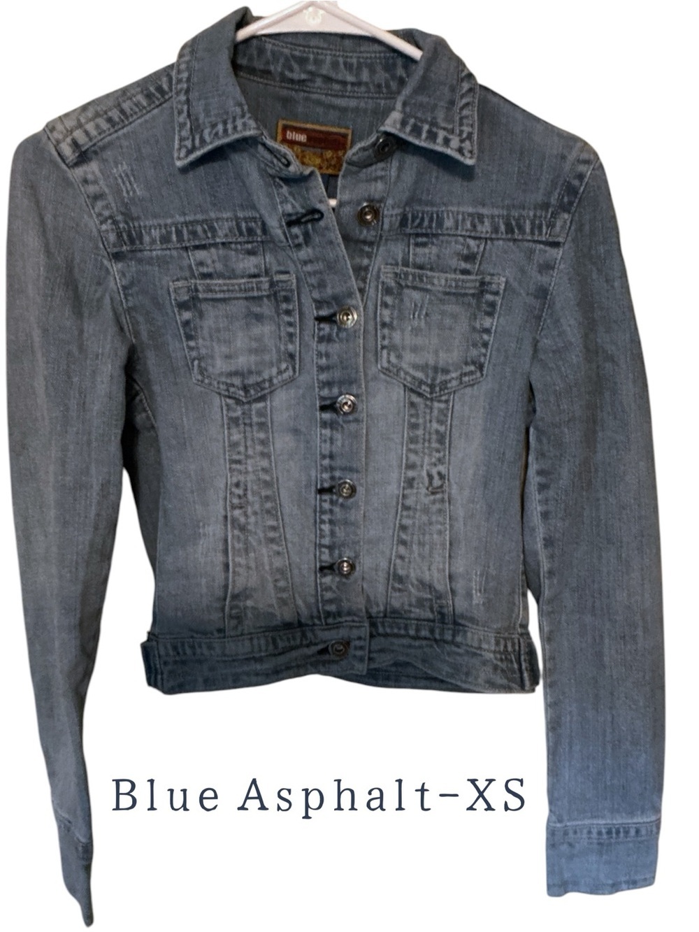 🌼Blue Asphalt Women's Light Blue Denim Jacket
